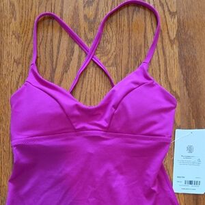 Athleta Women's Pink Tankini Swimwear